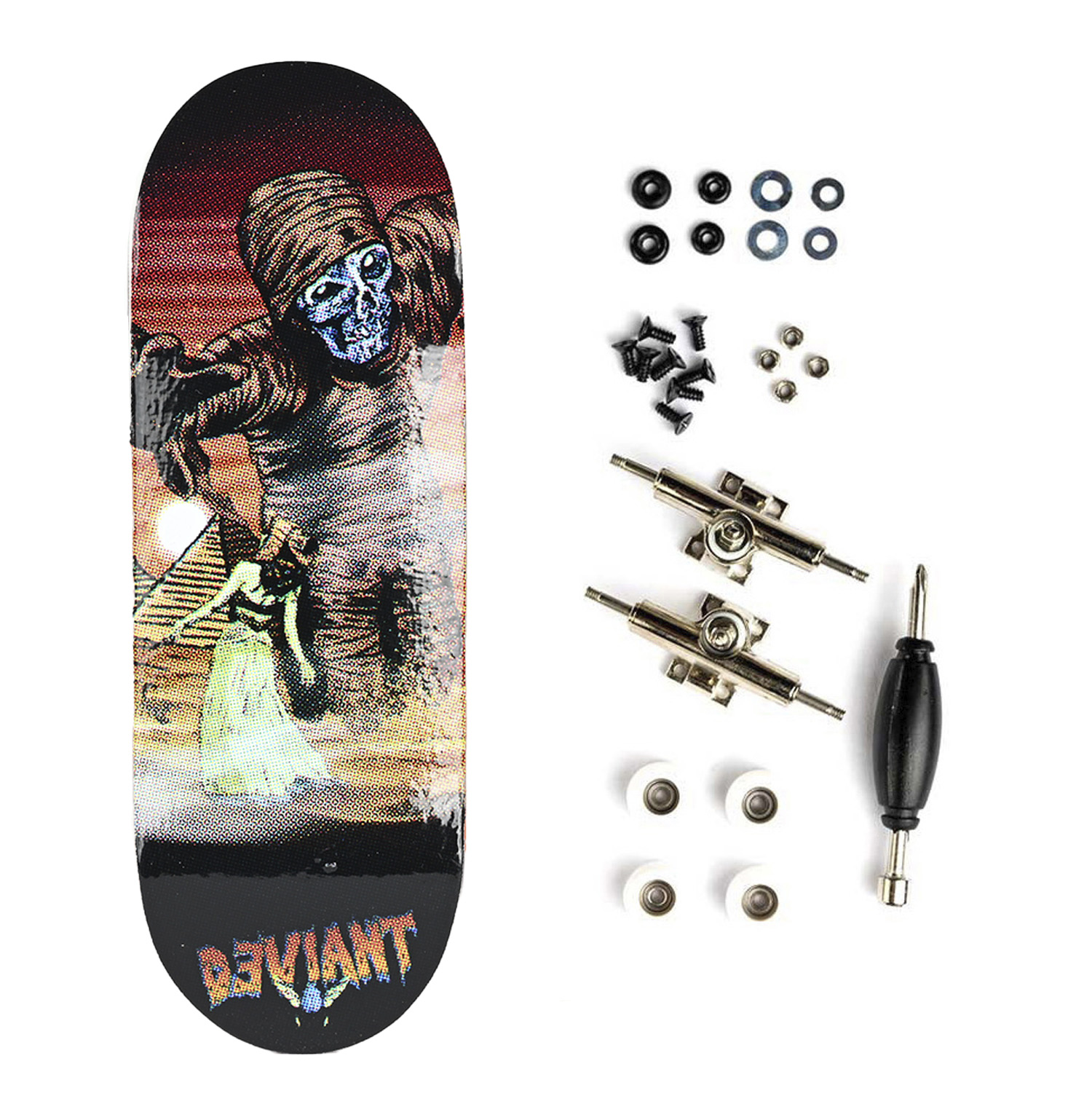 Blackriver X Deviant Skateboards Advanced Complete Fingerboard - Mummy