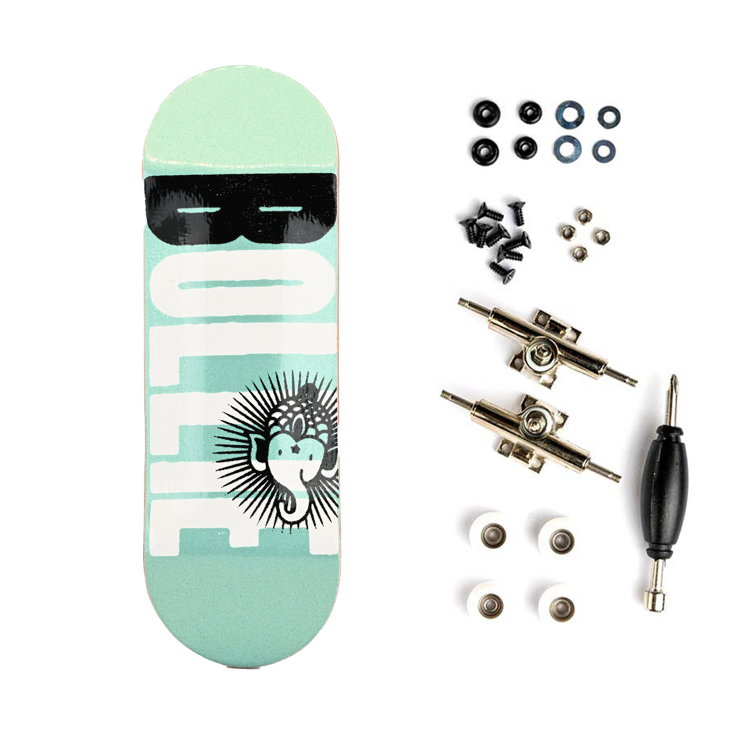 Bollie Beginner  Complete Fingerboard - Logo New