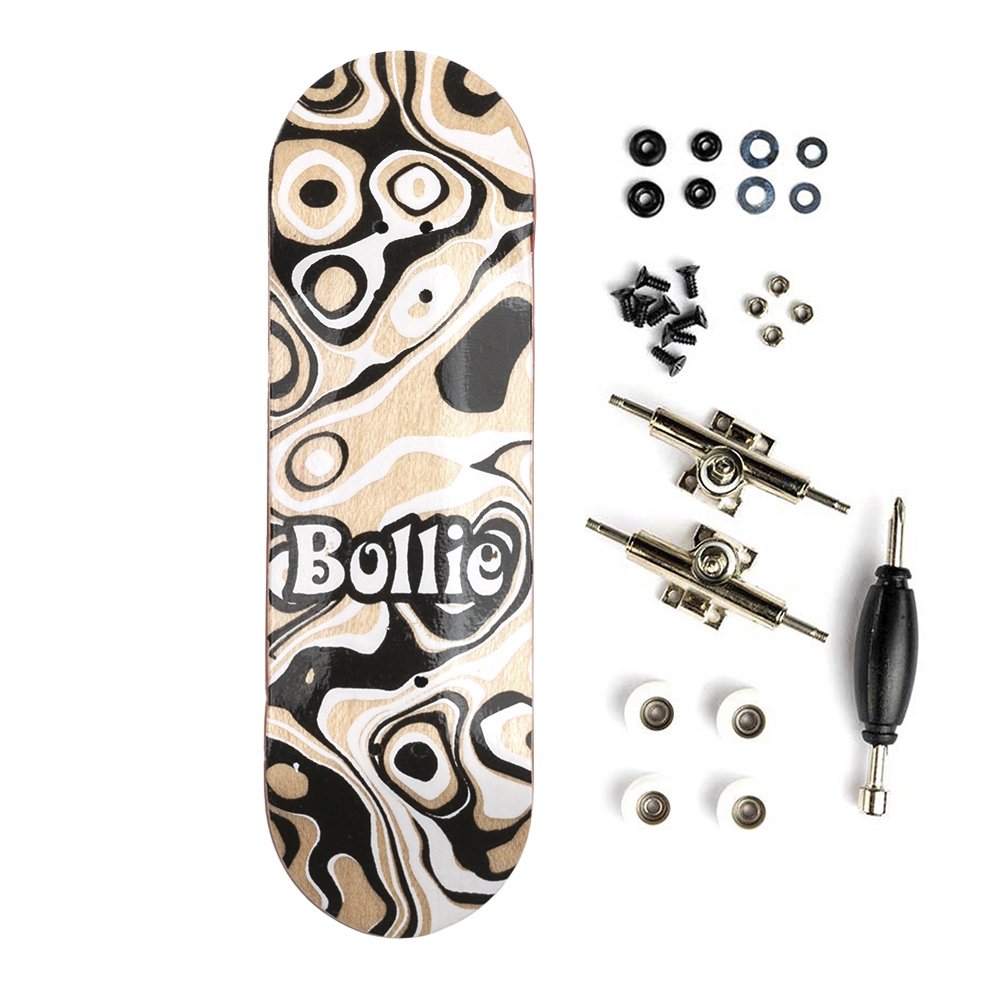 Bollie Beginner  Complete Fingerboard - Psychedelic