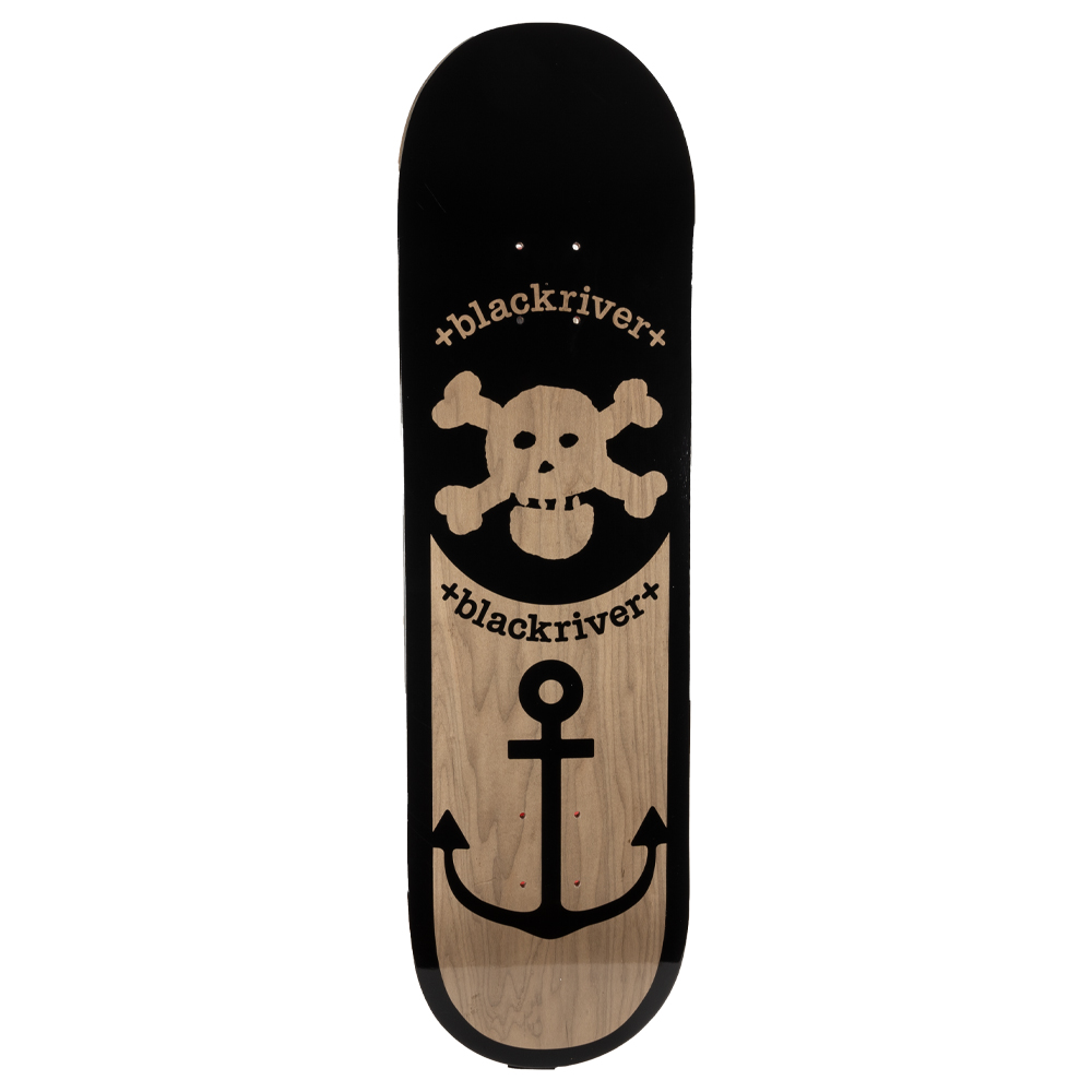 Blackriver Skateboard "Anchor Wood dark" 8.75