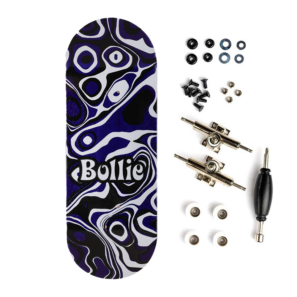 Bollie Beginner  Complete Fingerboard - Psychedelic