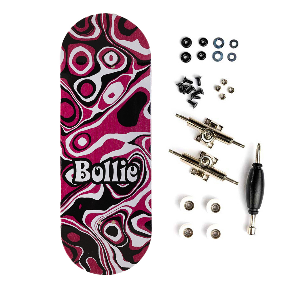 Bollie Beginner  Complete Fingerboard - Psychedelic