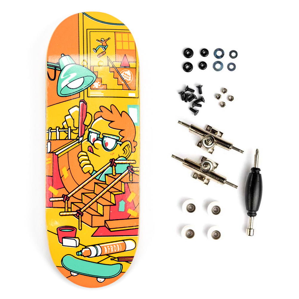 Berlinwood Advanced Complete Fingerboard Afrobi Pro Model