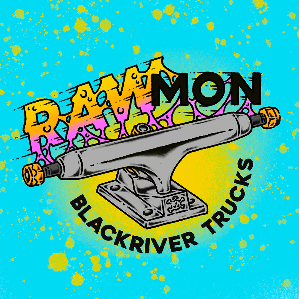 Blackriver Pro Fingerboard Trucks - BRTs RAWmon Pro