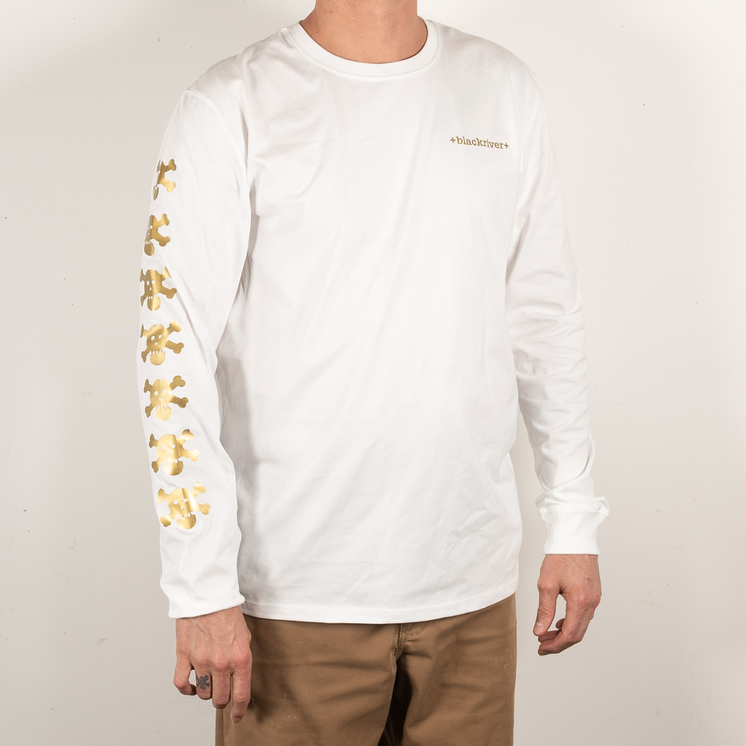 Blackriver Organic Longsleeve - Skull