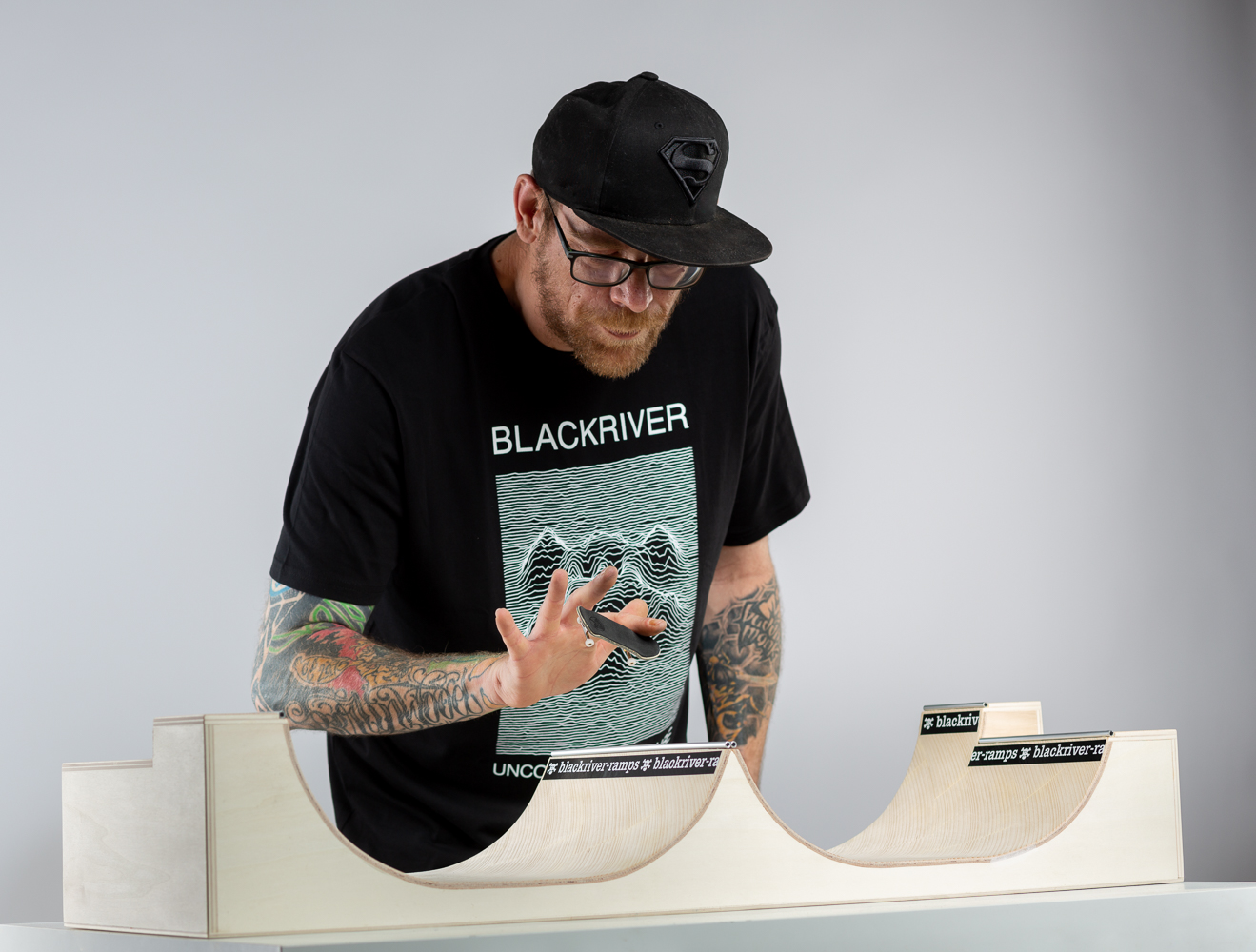 Blackriver Fingerboard Ramps - Spine Mini Ramp