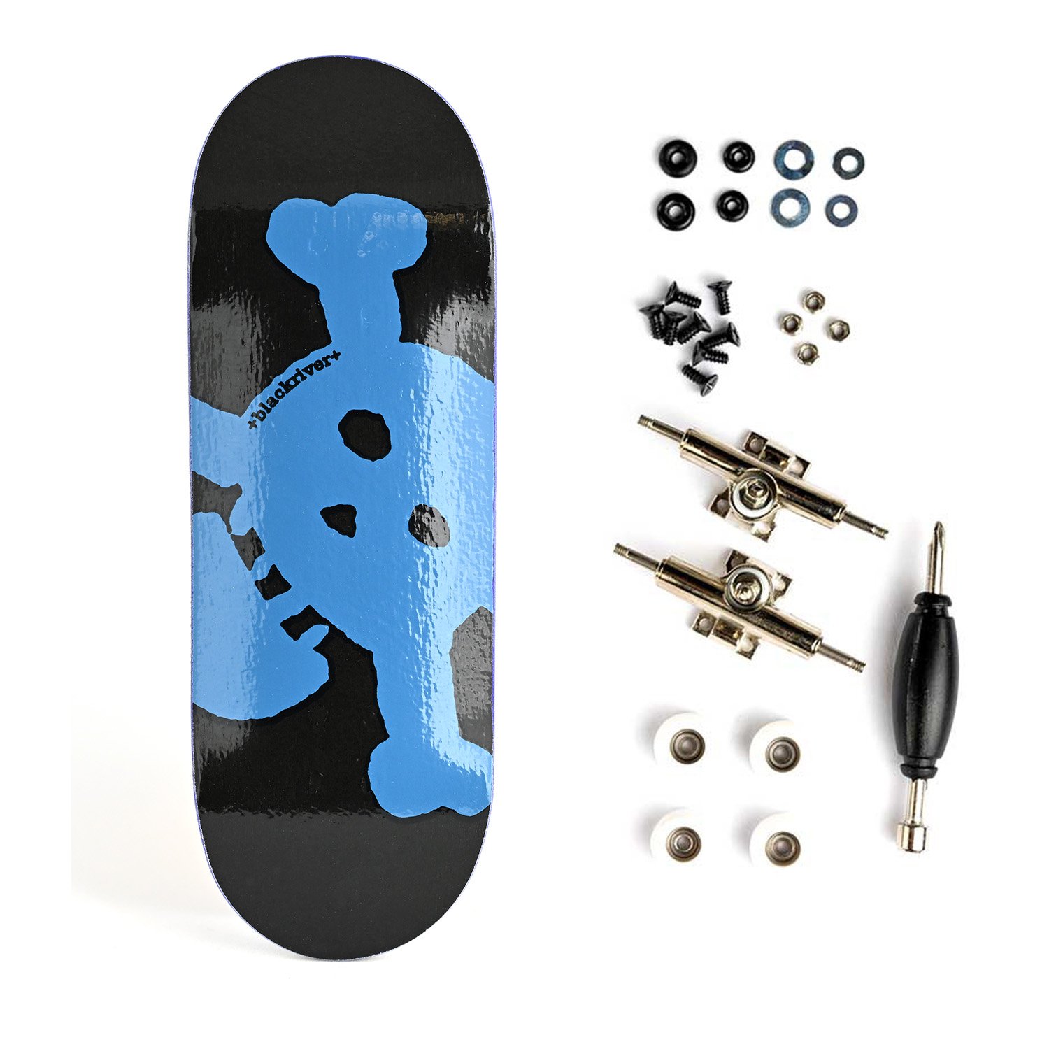 Blackriver Beginner Complete Fingerboard - New Skull