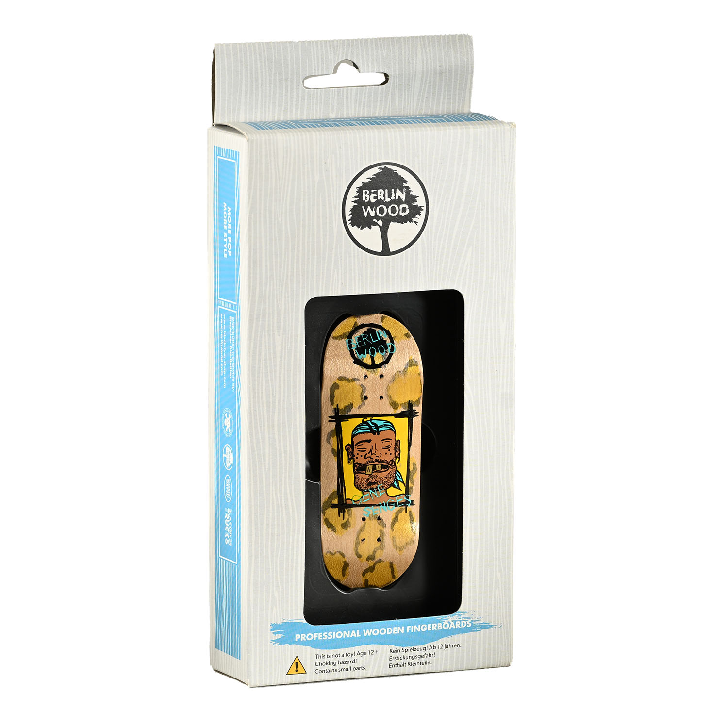 Berlinwood Pro Fingerboard Senges Pro Model - Pirate Dip-Dyed Special Edition