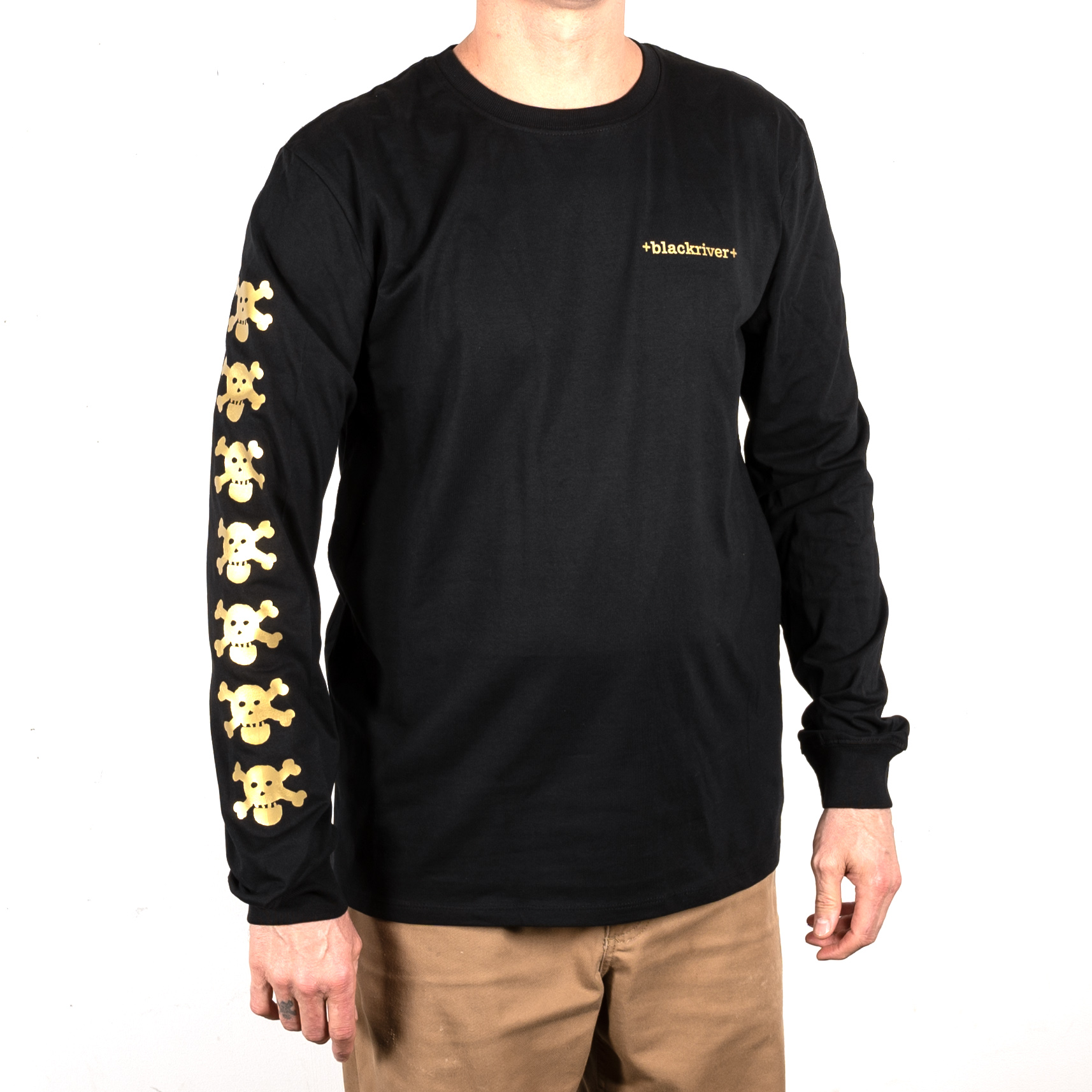 Blackriver Organic Longsleeve - Skull