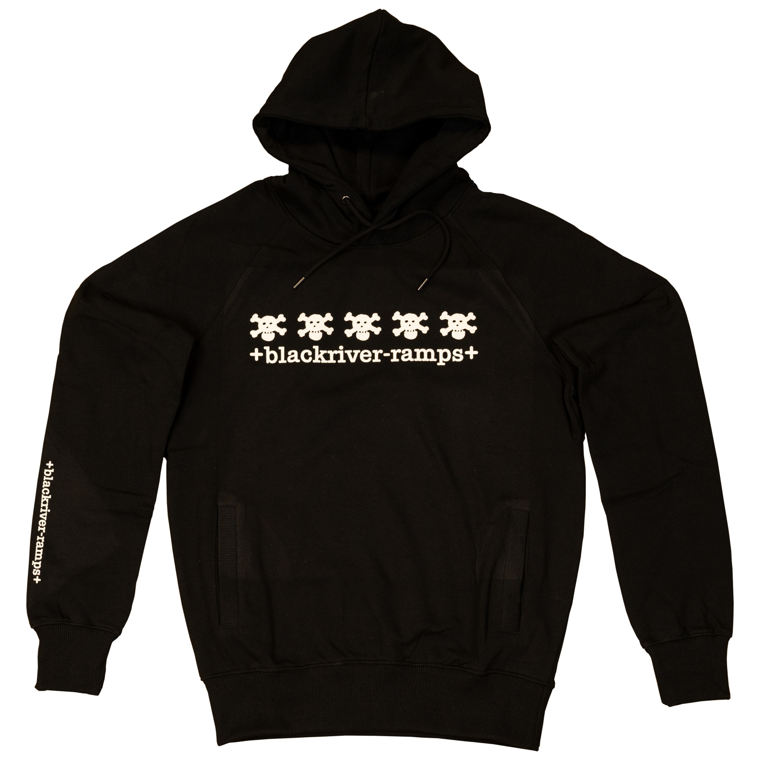 Blackriver Organic Hoodie - 5 Skulls