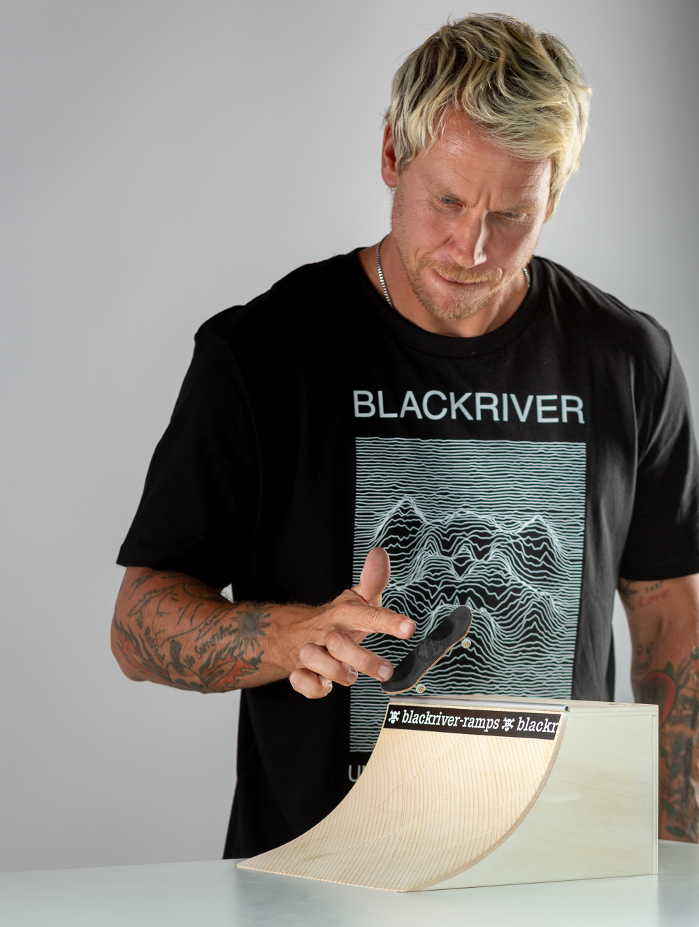 Blackriver Fingerboard Ramps - Quarter Low