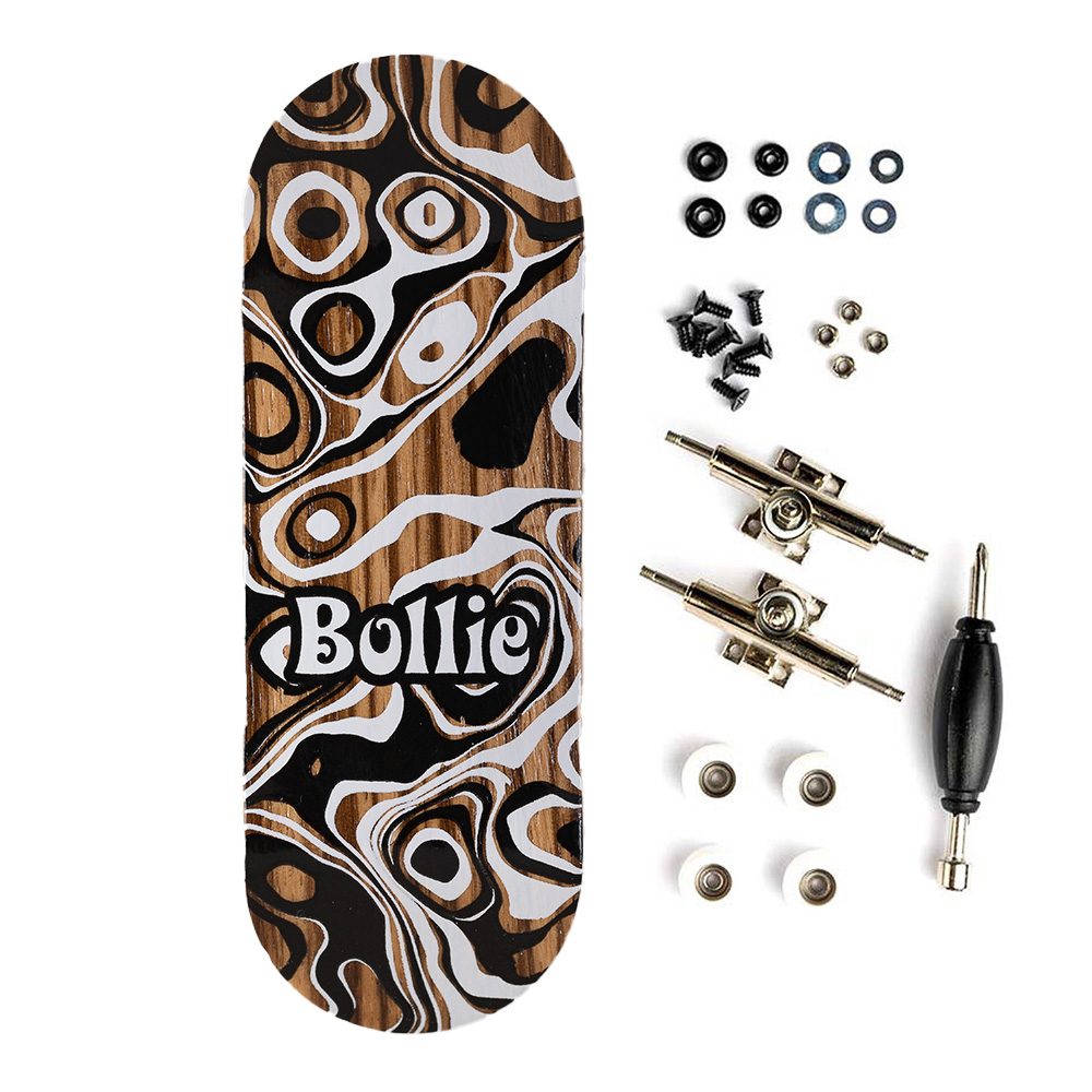 Bollie Beginner  Complete Fingerboard - Psychedelic