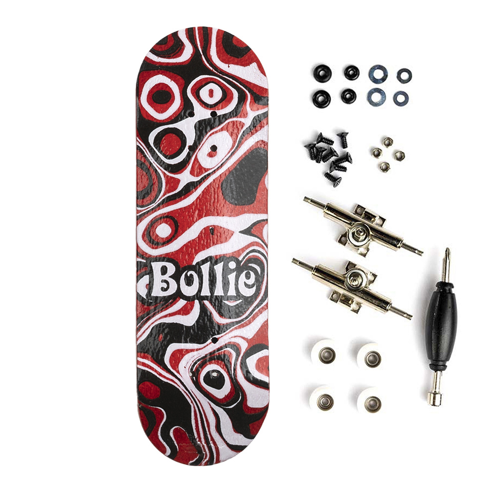 Bollie Beginner  Complete Fingerboard - Psychedelic