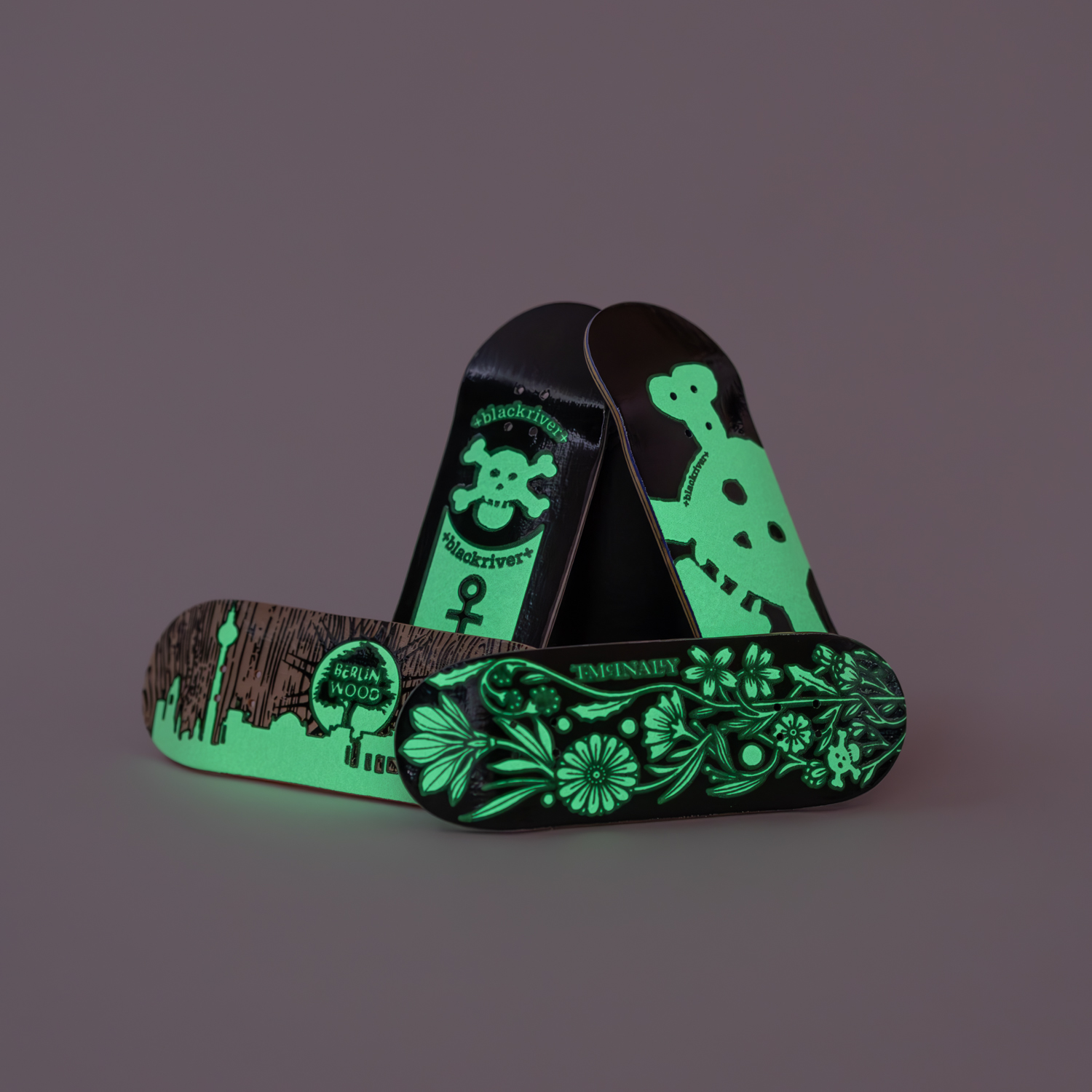 Berlinwood Pro Fingerboard Glow - Skyline