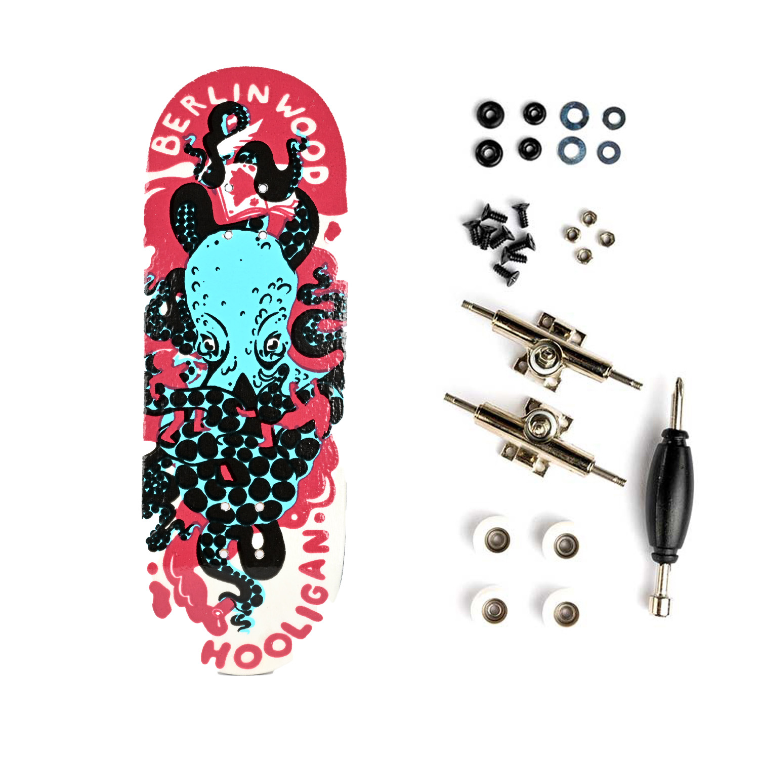 Berlinwood Beginner Complete Fingerboard Hooligan Pro Model