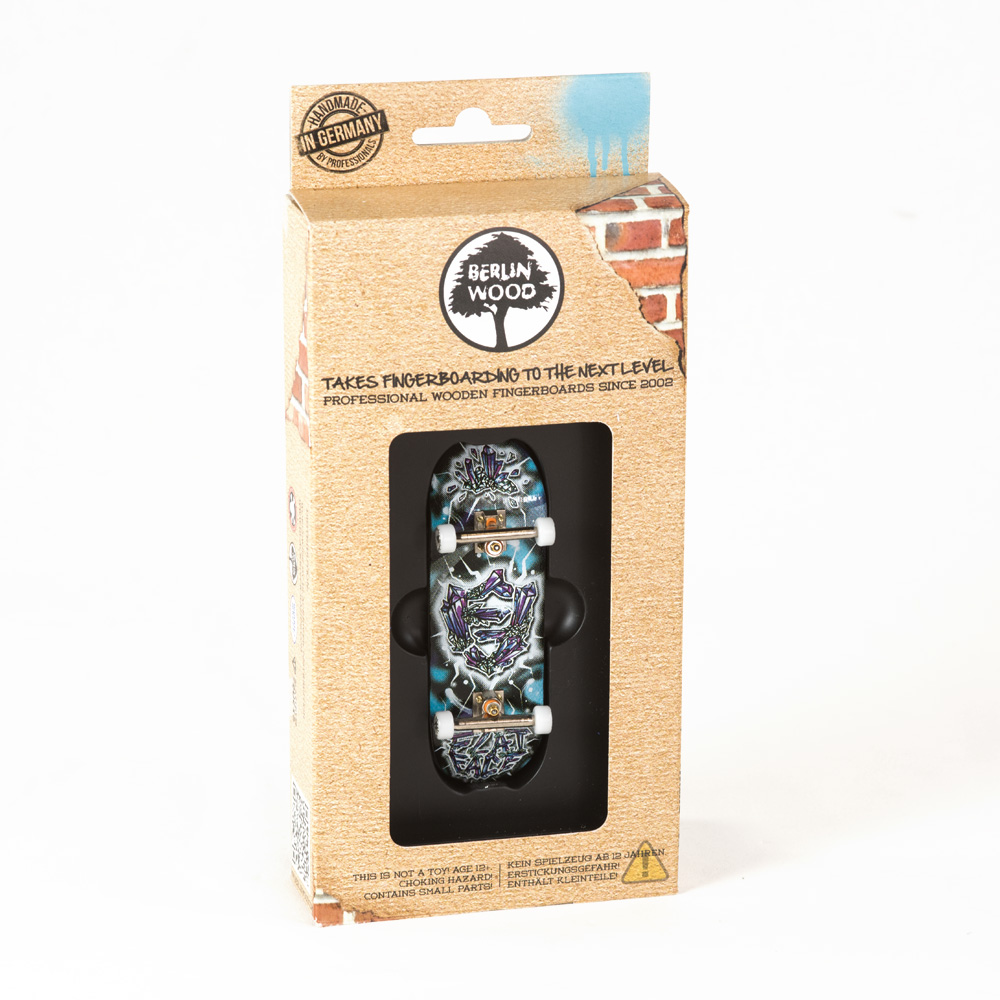 Berlinwood X Flatface Pro Complete Fingerboard - Crystal