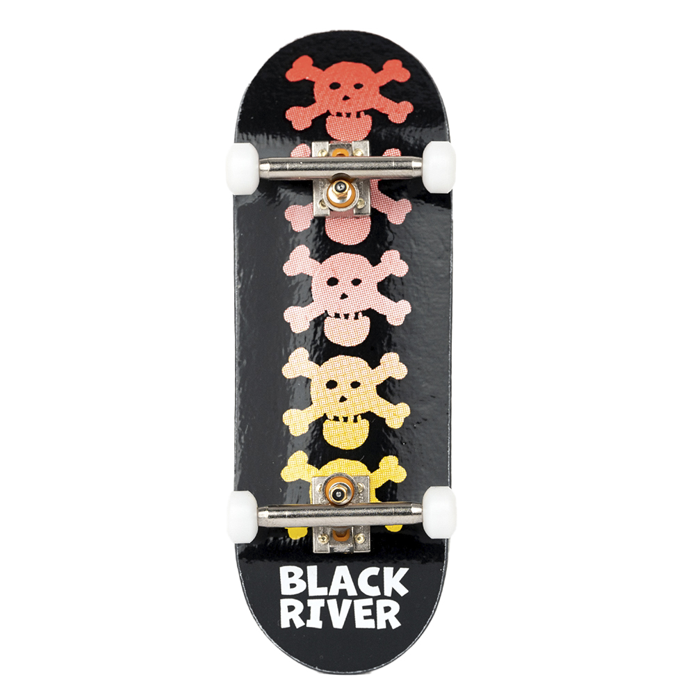 Blackriver Pro Complete Fingerboard - Riverlabel Skulls