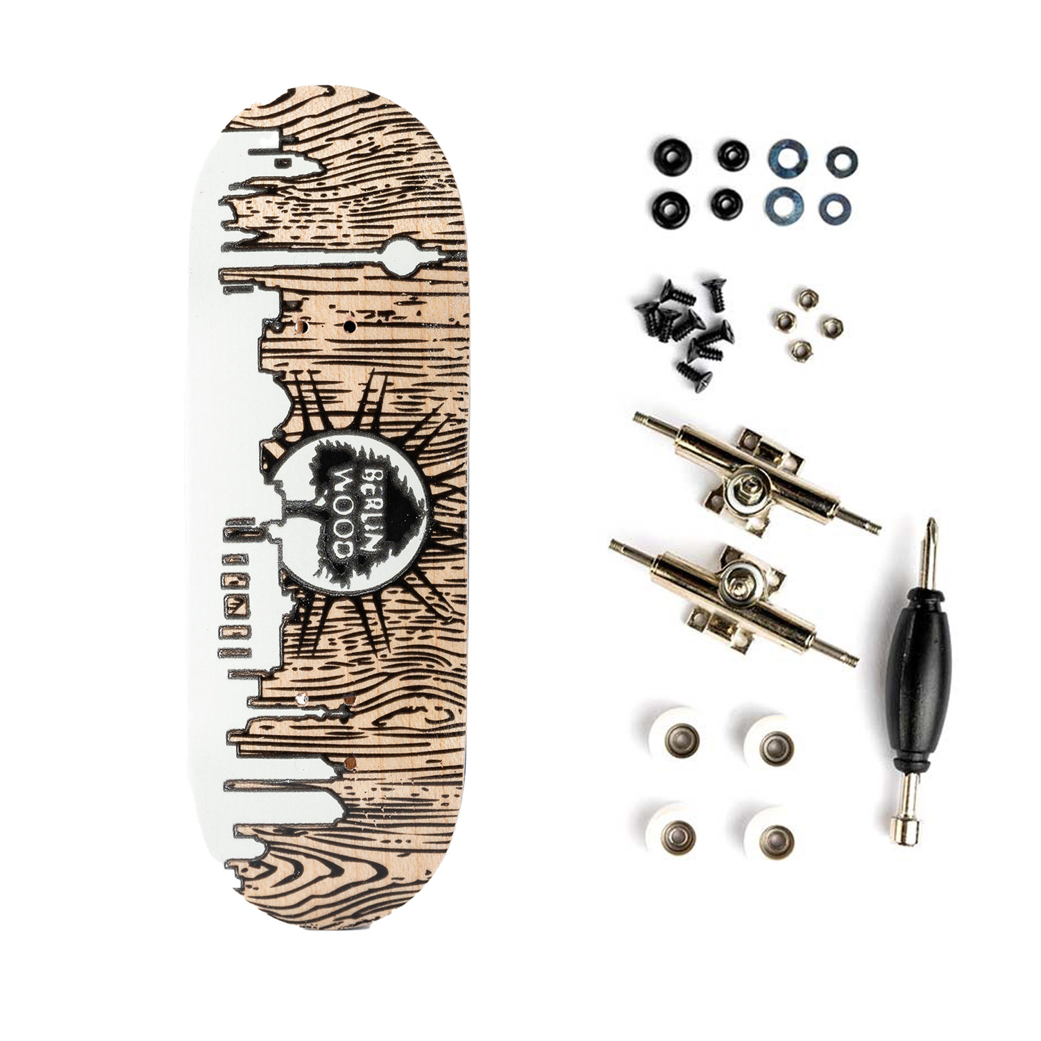 Berlinwood Beginner Complete Fingerboard Glow - Skyline