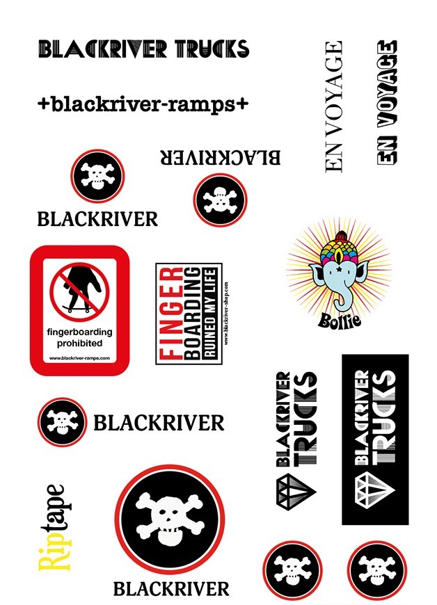 Blackriver Sticker - Stickersheet