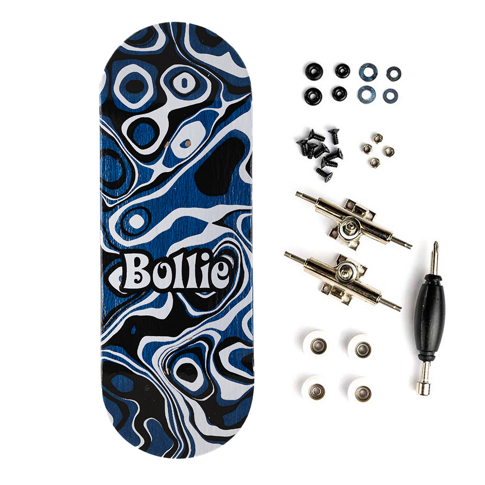 Bollie Beginner  Complete Fingerboard - Psychedelic