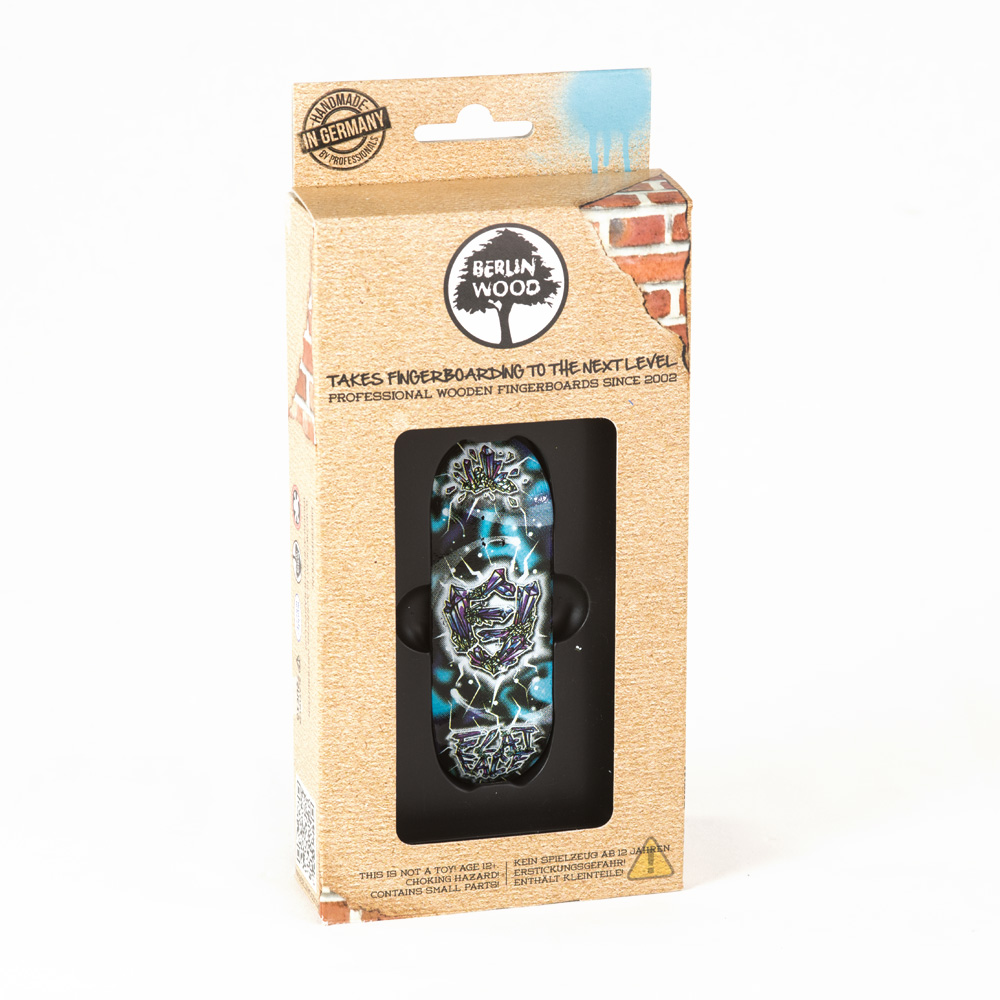 Berlinwood X Flatface Pro Fingerboard - Crystal | Blackriver Shop