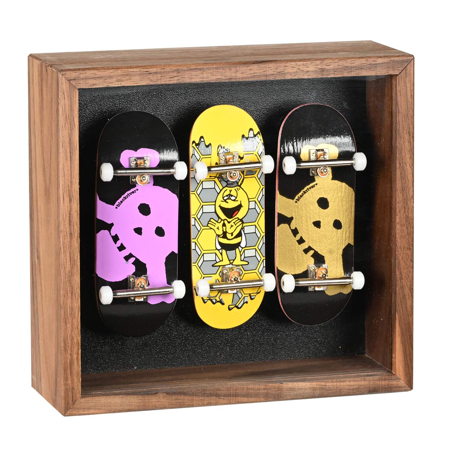 Berlinwood X Blackriver Fingerboard Display - 3 Boards