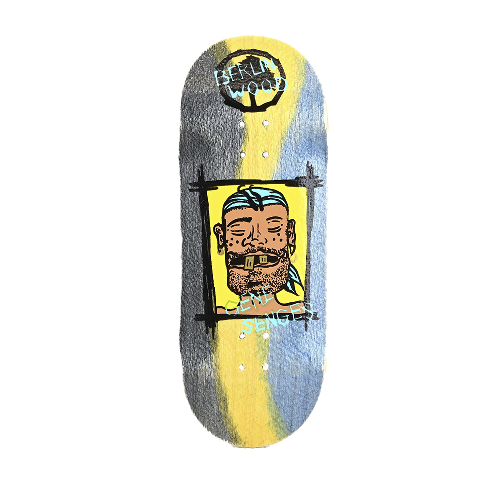 Berlinwood Pro Fingerboard Senges Pro Model - Pirate Handpainted Special Edition