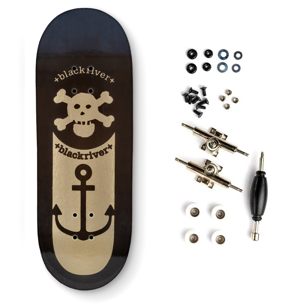 Blackriver Beginner Complete Fingerboard - Anchor Black