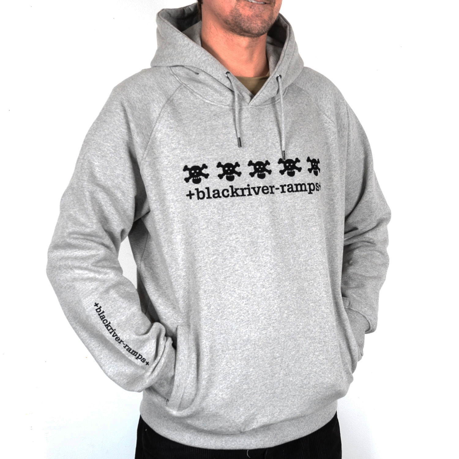 Blackriver Organic Hoodie - 5 Skulls