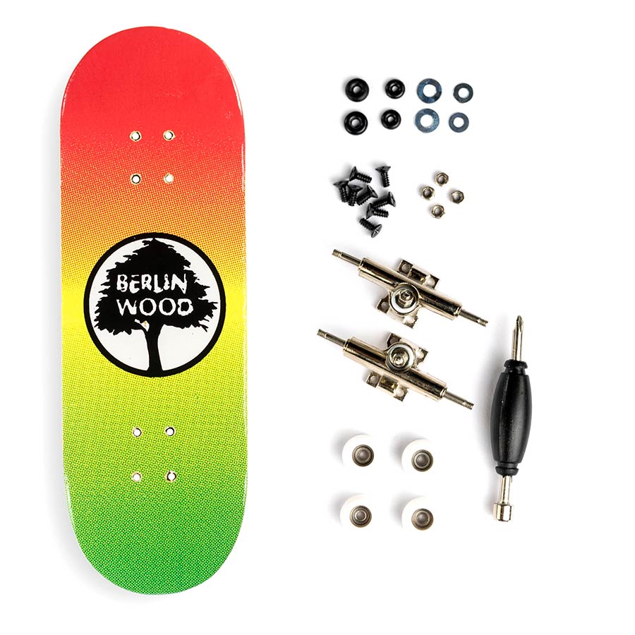 Berlinwood Beginner Complete Fingerboard - Rasta