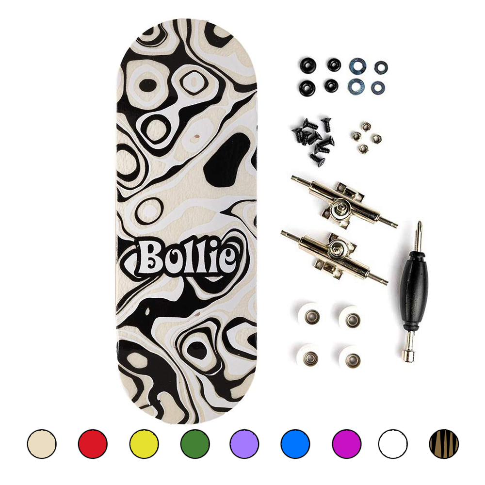 Bollie Beginner  Complete Fingerboard - Psychedelic