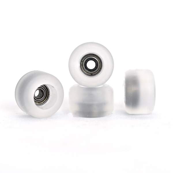 FlatFace G4 Bearing Wheels - Frosted Clear
