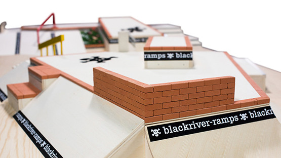 black river ramps Details about   Flatface G13 fingerboard deck 