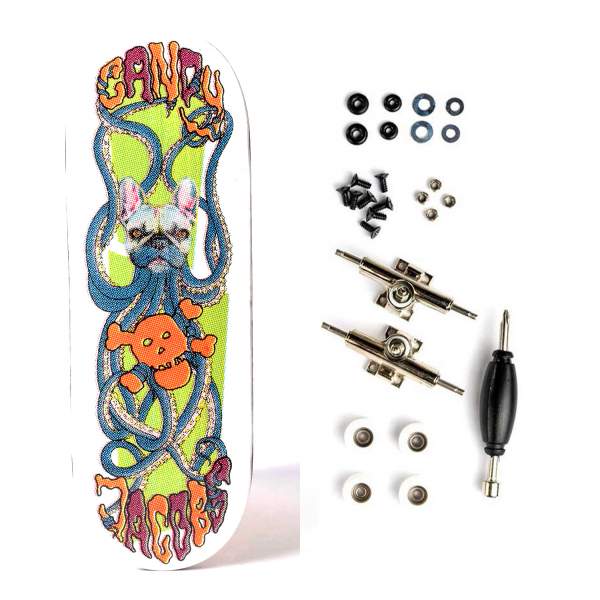 Blackriver Fingerboard &quot;Candy Jacobs Octopus&quot; inkl. Bollie Setup