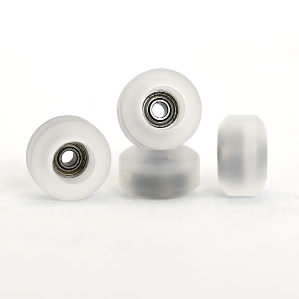 FlatFace G8 Bearing Wheels - Frosted Clear