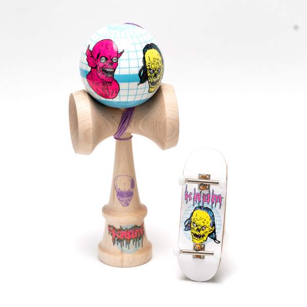 Blackriver Fingerboards X Krom Kendama &quot;Funeral French - Point of no Return&quot; Bundle