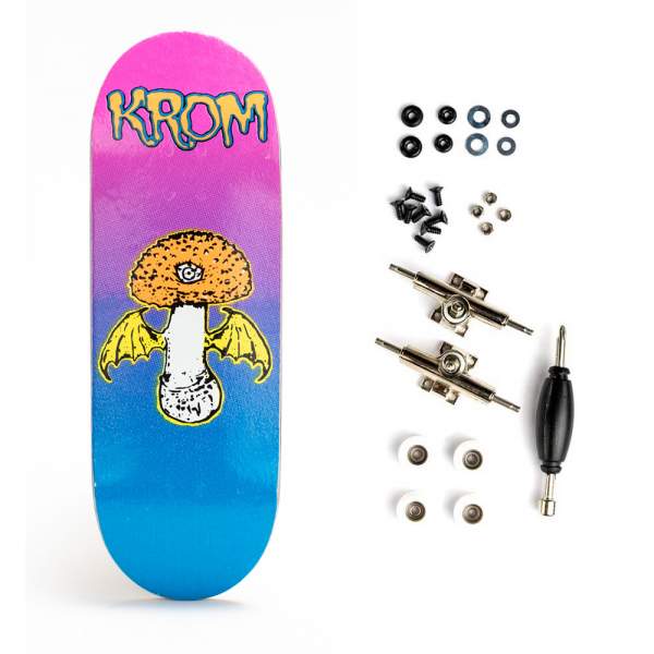 Blackriver Fingerboard &quot;Krom Kendama X Funeral French - Supposed to Rot&quot; inkl. Bollie Setup